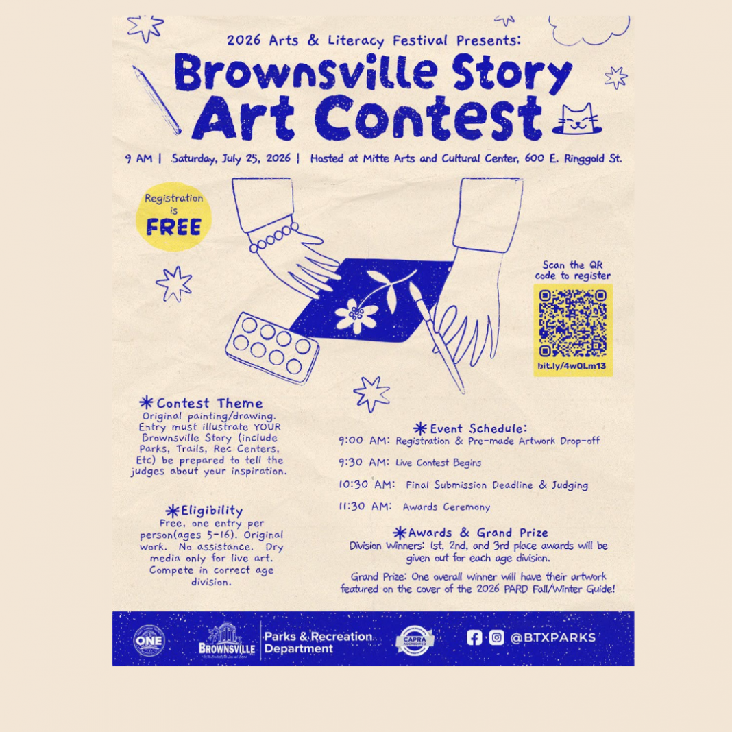 Brownsville Parks and Recreation Invites Young Artists to Share Their Brownsville Story