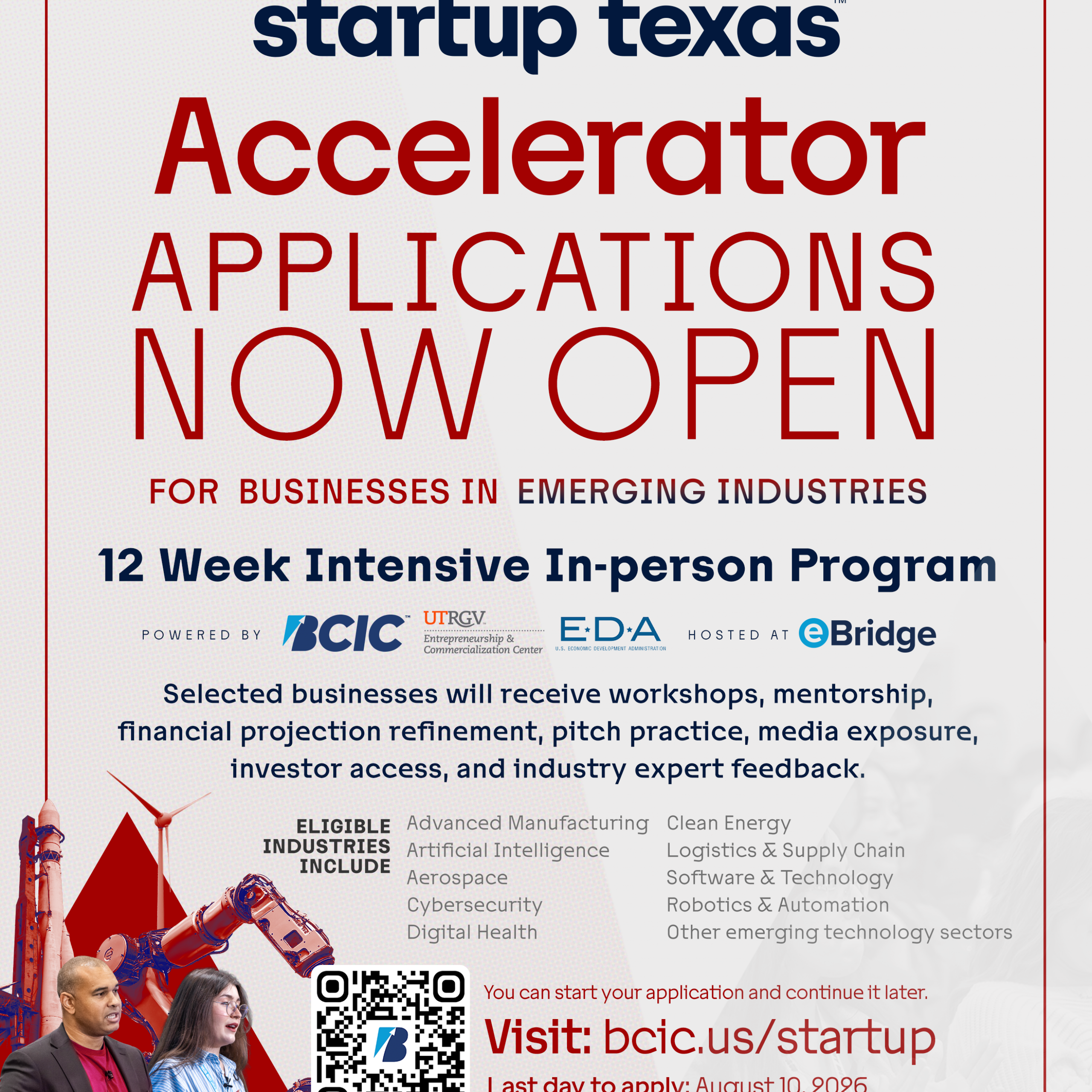 Startup Texas applications open