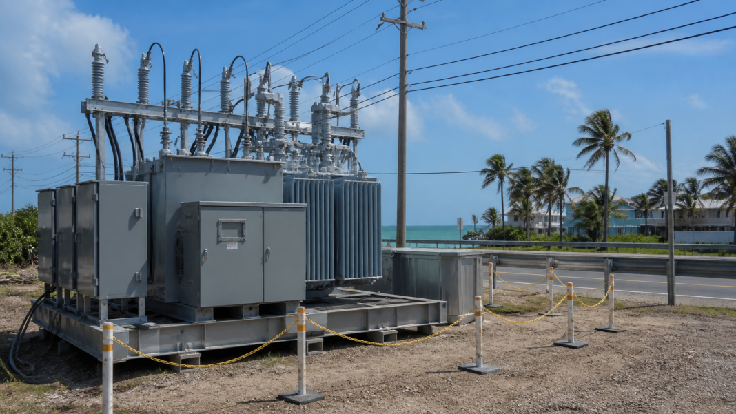 Generic coastal electric utility equipment image.