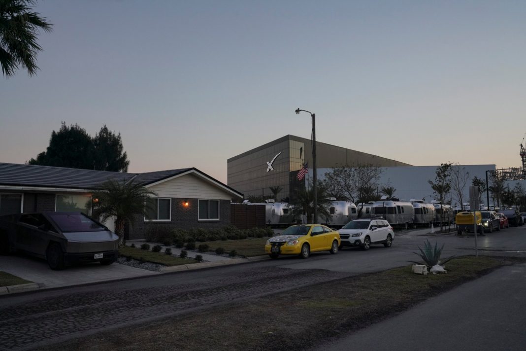 Former Boca Chica Village neighborhood in Starbase, Texas