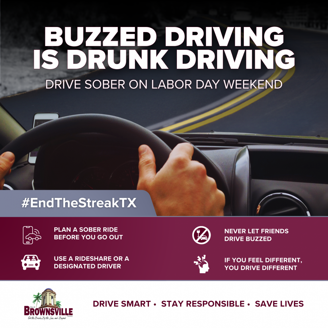 Brownsville Urges Safe, Sober Driving During Labor Day Weekend
