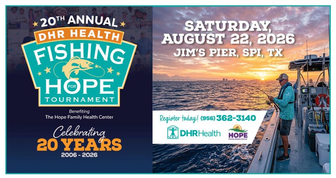 DHR Health Fishing for Hope tournament graphic