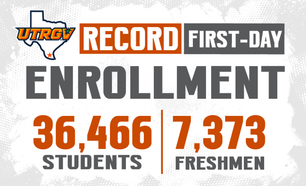 UTRGV fall 2026 enrollment graphic