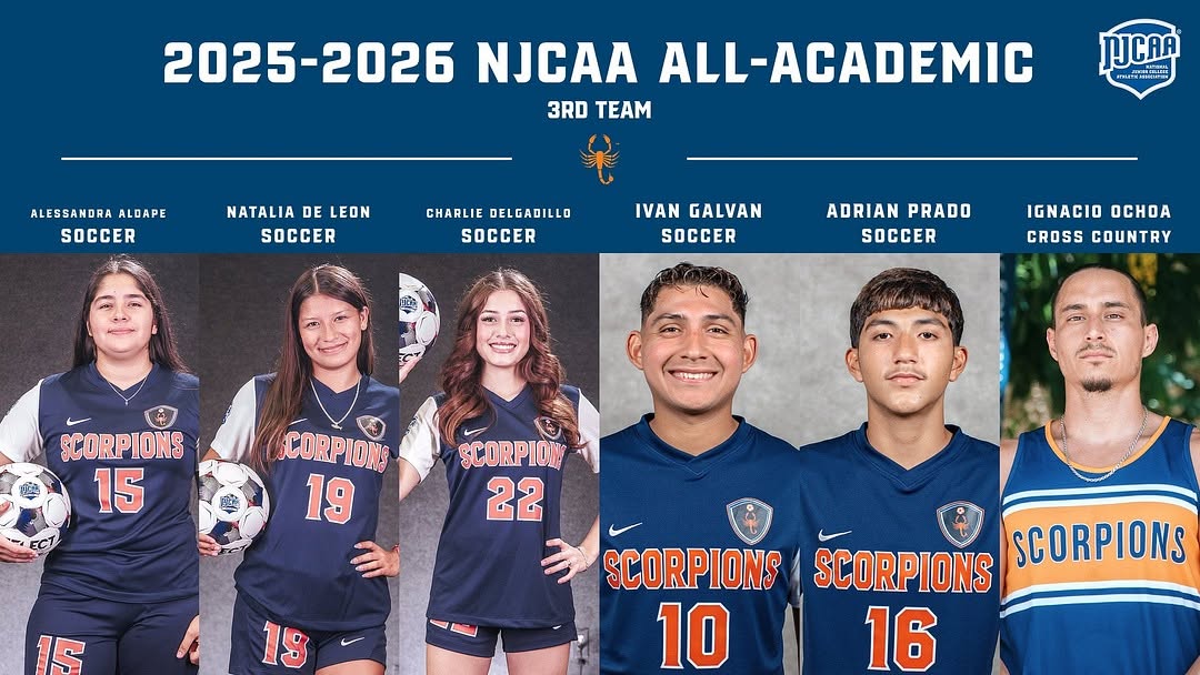 TSC NJCAA All-Academic Third Team honorees