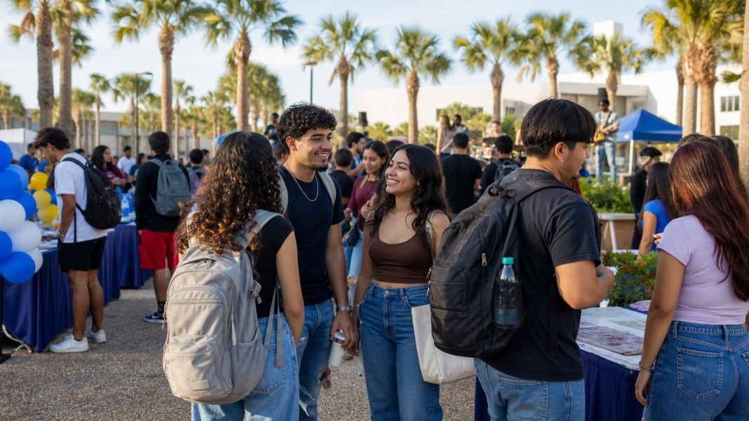 Texas Southmost College students and families attending Sting Day