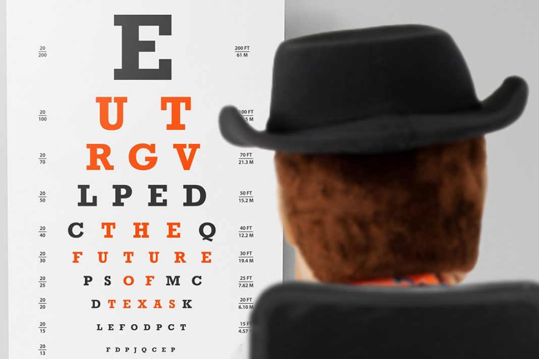 UTRGV image accompanying the School of Optometry announcement