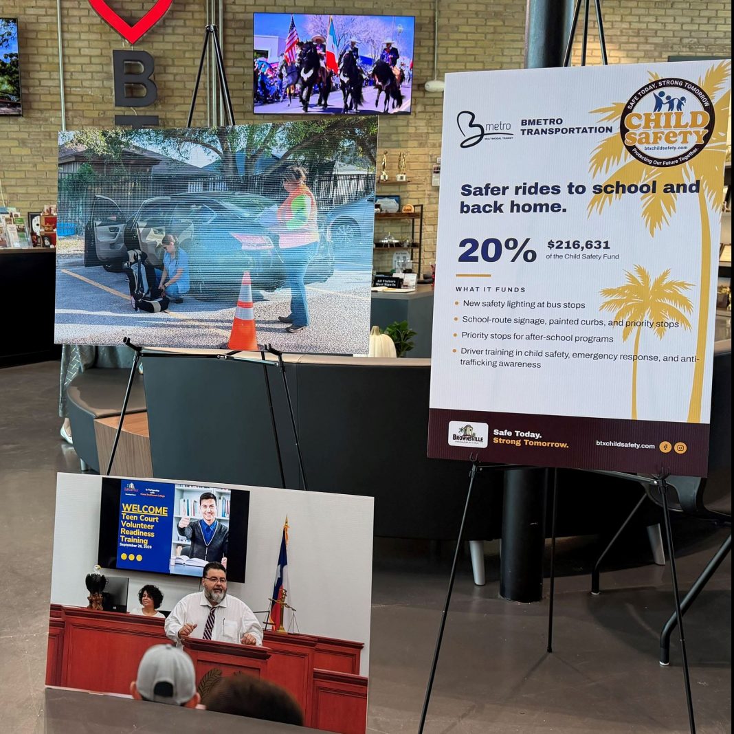 City representatives at the Brownsville Child Safety Fund Campaign launch