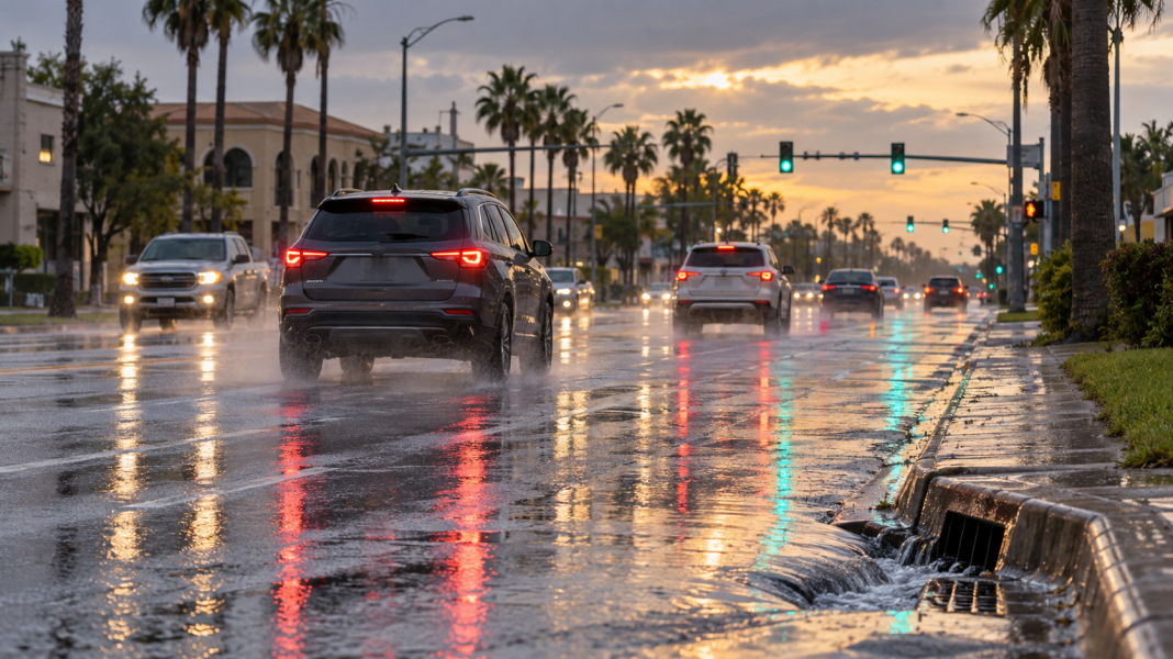 Brownsville Drivers Urged to Stay Alert as Rain Remains Possible