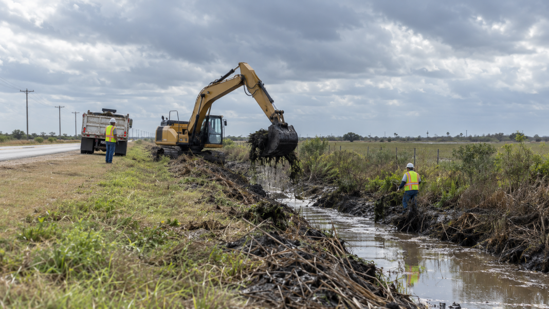 Cameron County Drainage Crews Prepare Ditches Ahead of Forecast Rain