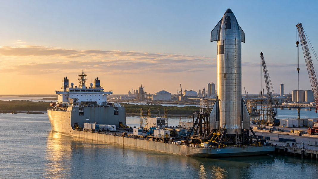 Recovered Starship Arrives at Port of Brownsville