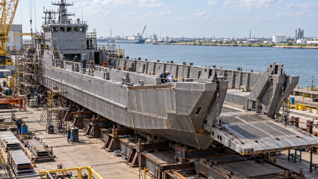 Navy Awards Saronic Contract for Landing Craft at Port of Brownsville