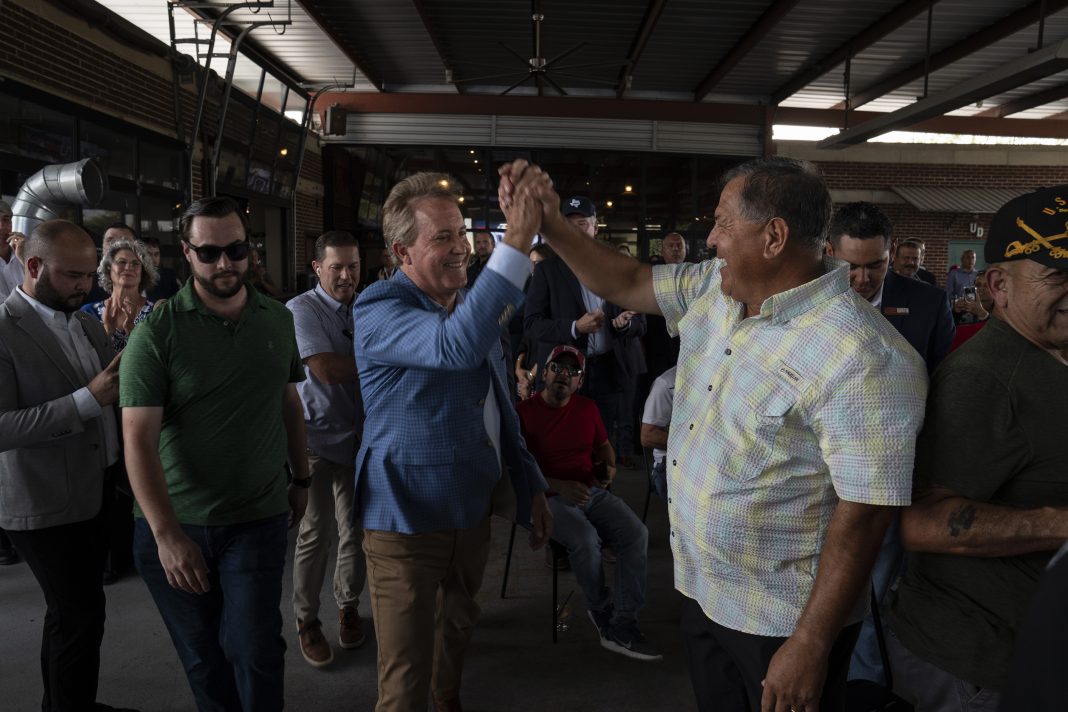 Attorney General Ken Paxton at a McAllen campaign rally